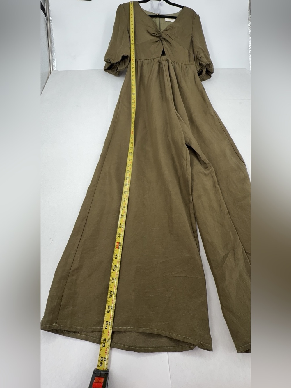 Anthropologie Sancia The Aida Twist-Front Jumpsuit Size M nwt - Picture 8 of 10